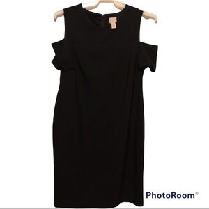 Chico’s cold shoulder sleeved dress